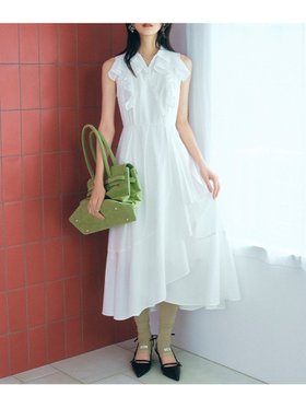 【リリーブラウン/Lily Brown】のラッフルフリルティアードシャツワンピ-ス 人気、トレンドファッション・服の通販 founy(ファニー) ファッション Fashion レディースファッション Fashion for Women ワンピース Dresses シャツワンピース / 1枚で着映えコーデ Shirt Dresses インナー Innerwear カーディガン Cardigan, Knitwear サッカー Seersucker, Summer Fabric ジャケット Jacket, Outerwear チェック Check, Plaid, Tartan デコルテ Décolleté, Neckline ドット Polka Dot, Dot Pattern フェミニン Feminine, Girly フリル Frill, Ruffle ロング Long, Long-Length エレガント 上品 Elegant 夏 Summer |ID:prp329100004615205