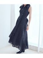 【リリーブラウン/Lily Brown】のラッフルフリルティアードシャツワンピ-ス 人気、トレンドファッション・服の通販 founy(ファニー) ファッション Fashion レディースファッション Fashion for Women ワンピース Dresses シャツワンピース / 1枚で着映えコーデ Shirt Dresses インナー Innerwear カーディガン Cardigan, Knitwear サッカー Seersucker, Summer Fabric ジャケット Jacket, Outerwear チェック Check, Plaid, Tartan デコルテ Décolleté, Neckline ドット Polka Dot, Dot Pattern フェミニン Feminine, Girly フリル Frill, Ruffle ロング Long, Long-Length エレガント 上品 Elegant 夏 Summer thumbnail DOT[934]|ID: prp329100004615205 ipo3291000000033566008