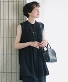 【スタディオ クリップ/studio CLIP】のシャーリングノースリーブブラウス 人気、トレンドファッション・服の通販 founy(ファニー) ファッション Fashion レディースファッション Fashion for Women トップス・カットソー Cut & Sew Tops キャミソール&ノースリーブ Camisoles & Sleeveless Tops シャツ・ブラウス・オフィスカジュアル Elegant Blouses & Button-Ups おすすめ Recommended / Our Picks シャーリング Shirring, Ruched ノースリーブ Sleeveless, No-Sleeve 夏 Summer thumbnail ブラック19|ID: prp329100004615210 ipo3291000000033051741