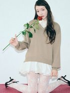 【リリーブラウン/Lily Brown】の【限定カラー】シャツドッキングフリルミニワンピース 人気、トレンドファッション・服の通販 founy(ファニー) ファッション Fashion レディースファッション Fashion for Women ワンピース Dresses thumbnail BEG[037]|ID: prp329100004615211 ipo3291000000033279030