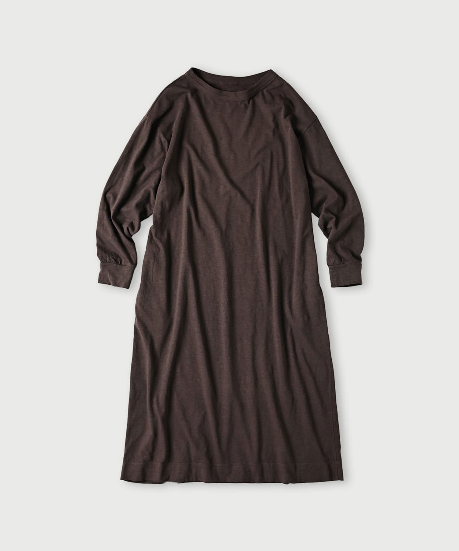 【その他のブランド/Other】の天竺の45星ドレス インテリア・キッズ・メンズ・レディースファッション・服の通販 founy(ファニー) 　ファッション　Fashion　レディースファッション　Fashion for Women　ワンピース　Dresses　フォーマル・パーティードレス・結婚式用ドレス　Elegant & Casual Dresses　なめらか　Smooth, Silky Texture　ドレス　Dress, One-Piece　エレガント 上品　Elegant　長袖　Long Sleeve, Full Sleeve　こげ茶|ID: prp329100004615215 ipo3291000000033051831
