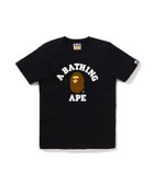 【ア ベイシング エイプ/A BATHING APE】のCOLLEGE TEE 人気、トレンドファッション・服の通販 founy(ファニー) ファッション Fashion レディースファッション Fashion for Women インナー Innerwear ショート Short, Short Length スリーブ Sleeve, Long Sleeve / Short Sleeve フロント Front, Front Design プリント Print, Printed Pattern ラバー Rubber, Rubber Sole thumbnail BLACK|ID: prp329100004615404 ipo3291000000033504124