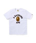 【ア ベイシング エイプ/A BATHING APE】のCOLLEGE TEE 人気、トレンドファッション・服の通販 founy(ファニー) ファッション Fashion レディースファッション Fashion for Women インナー Innerwear ショート Short, Short Length スリーブ Sleeve, Long Sleeve / Short Sleeve フロント Front, Front Design プリント Print, Printed Pattern ラバー Rubber, Rubber Sole thumbnail WHITE|ID: prp329100004615404 ipo3291000000033504127