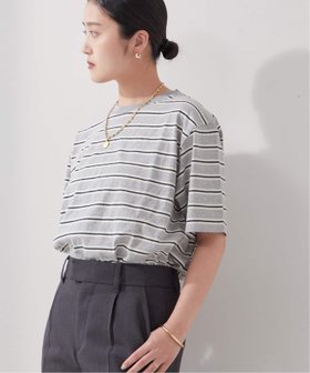 【ジャーナルスタンダード レサージュ/journal standard L'essage】 マルチボーダーTシャツ人気、トレンドファッション・服の通販 founy(ファニー) ファッション Fashion レディースファッション Fashion for Women トップス・カットソー Cut & Sew Tops シャツ・ブラウス・オフィスカジュアル Elegant Blouses & Button-Ups ロングTシャツ・Tシャツ Longline T-Shirts & Tees 2025年 2025 2025春夏・S/S Spring/Summer 2025 SS25 シンプル Simple, Minimal ボトム Bottoms, Lower Wear ボーダー Border, Stripe 夏 Summer |ID:prp329100004615468