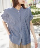 【イッカ/ikka】のシアサッカー2WAY袖タックプルオーバー ネイビーブルー|ID: prp329100004615514 ipo3291000000033835611