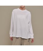 【ユナイテッドアローズ/UNITED ARROWS】のUNITED ARROWS ロングスリーブ クルーネック Tシャツ 人気、トレンドファッション・服の通販 founy(ファニー) ファッション Fashion レディースファッション Fashion for Women トップス・カットソー Cut & Sew Tops シャツ・ブラウス・オフィスカジュアル Elegant Blouses & Button-Ups ロングTシャツ・Tシャツ Longline T-Shirts & Tees コレクション Collection, Seasonal Line 吸水 Absorbent, Quick-Dry ストレッチ Stretch, Stretchy Fabric スリーブ Sleeve, Long Sleeve / Short Sleeve リラックス Relax, Relaxed Fit ロング Long, Long-Length thumbnail WHITE|ID: prp329100004615558 ipo3291000000033055150