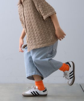 【チャオパニックティピー/CIAOPANIC TYPY / KIDS】の【KIDS】ペインターバミューダデニムパンツ 人気、トレンドファッション・服の通販 founy(ファニー) ファッション Fashion キッズファッション Fashion for Kids ボトムス Bottoms サンダル Sandals, Summer Shoes スニーカー Sneakers, Trainers デニム Denim, Jeans Material ベーシック Basic, Essential ワイド Wide, Wide Fit |ID:prp329100004615562