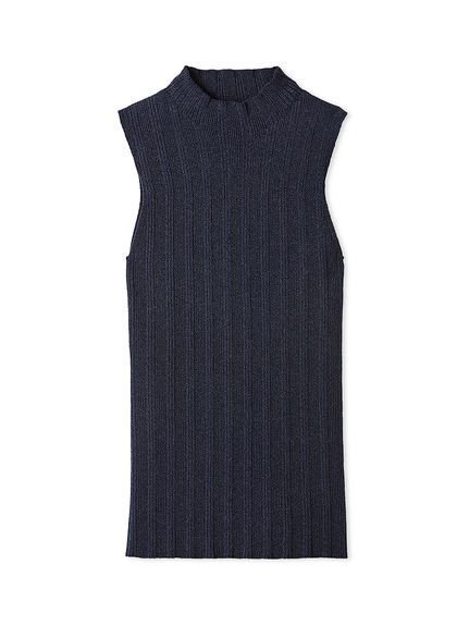 【フレイ アイディー/FRAY I.D】のドライタッチノースリーブニット/ウォッシャブル インテリア・キッズ・メンズ・レディースファッション・服の通販 founy(ファニー) 　ファッション　Fashion　レディースファッション　Fashion for Women　トップス・カットソー　Cut & Sew Tops　ニット　Knit Tops & Sweaters　キャミソール&ノースリーブ　Camisoles & Sleeveless Tops　ウォッシャブル　Machine Washable　エレガント 上品　Elegant　クラシカル　Classical, Vintage-Inspired　スタイリッシュ　Stylish, Fashionable　セットアップ　Set-Up, Coordinated Outfit　ノースリーブ　Sleeveless, No-Sleeve　ハイネック　High Neck, Mock Neck　フィット　Fit, Slim Fit　ラグジュアリー　Luxury, Elegant　おすすめ　Recommended / Our Picks　夏　Summer　NVY[089]|ID: prp329100004615656 ipo3291000000033108133