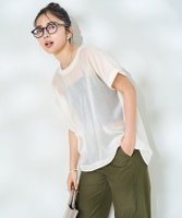 【フリークスストア/FREAK'S STORE】のフレンチスリーブ シアーTシャツ ブラウス 25SS 人気、トレンドファッション・服の通販 founy(ファニー) ファッション Fashion レディースファッション Fashion for Women トップス・カットソー Cut & Sew Tops シャツ・ブラウス・オフィスカジュアル Elegant Blouses & Button-Ups ロングTシャツ・Tシャツ Longline T-Shirts & Tees 2025年 2025 2025春夏・S/S Spring/Summer 2025 SS25 シアー Sheer, See-Through スリーブ Sleeve, Long Sleeve / Short Sleeve フレンチ French, French Style 夏 Summer S/S・春夏 SS, Spring/Summer, Warm Season |ID:prp329100004615659
