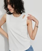 【アダム エ ロペ/ADAM ET ROPE'】の【接触冷感・洗える】カップ付きアシンメトリーカッティングタンク 人気、トレンドファッション・服の通販 founy(ファニー) ファッション Fashion レディースファッション Fashion for Women 春 Spring 洗える Machine Washable カッティング Cutting Detail カットソー Cut and Sewn Top スラックス Slacks, Dress Pants スリット Slit, Slit Detail デニム Denim, Jeans Material ボトム Bottoms, Lower Wear マニッシュ Mannish, Boyish メッシュ Mesh, Net Fabric ワイド Wide, Wide Fit S/S・春夏 SS, Spring/Summer, Warm Season おすすめ Recommended / Our Picks 夏 Summer 2024年 2024 2024春夏・S/S Spring/Summer 2024 SS24 thumbnail ホワイト(10)|ID: prp329100004615668 ipo3291000000033493048