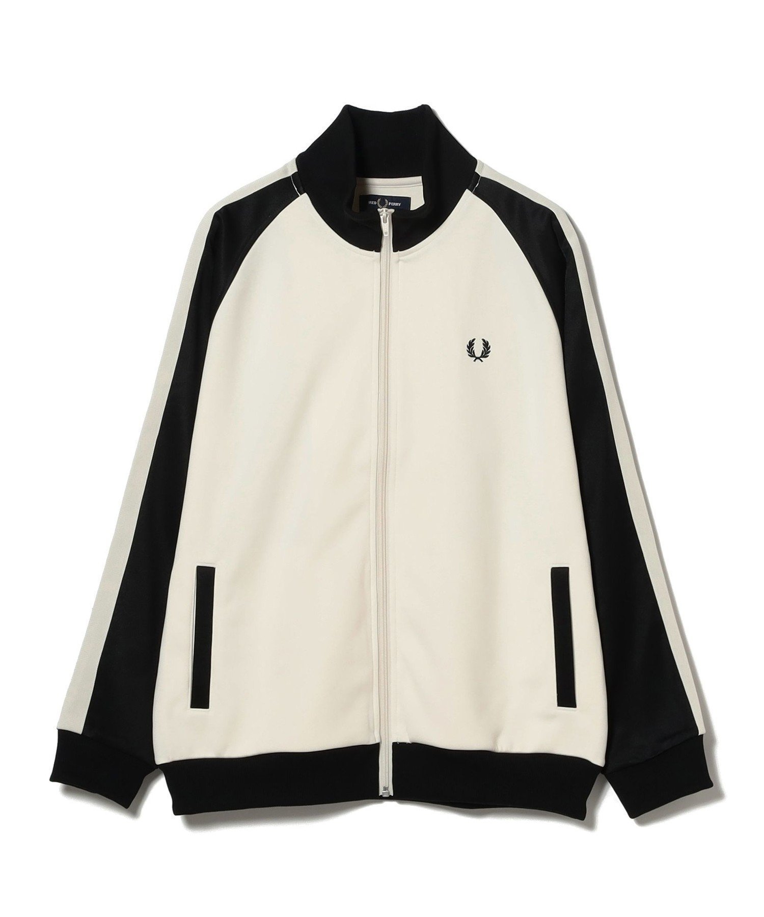 【ビームス/BEAMS / MEN】の【別注】FRED PERRY / トラックジャケット インテリア・キッズ・メンズ・レディースファッション・服の通販 founy(ファニー) 　ファッション　Fashion　メンズファッション　Fashion for Men　クラシック　Classic, Timeless Style　ジャケット　Jacket, Outerwear　スポーティ　Sporty, Casual Athletic　人気　Popular, Best Seller　ベスト　Vest, Waistcoat　別注　Limited Edition, Custom Order　モダン　Modern, Contemporary　ロンドン　London Style, British Inspired　ワイド　Wide, Wide Fit　エレガント 上品　Elegant　ECRU|ID: prp329100004615683 ipo3291000000033056555