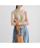 【アーバンリサーチ/URBAN RESEARCH】のUVカット加工ノースリーブニット BEIGE|ID: prp329100004615700 ipo3291000000033126901