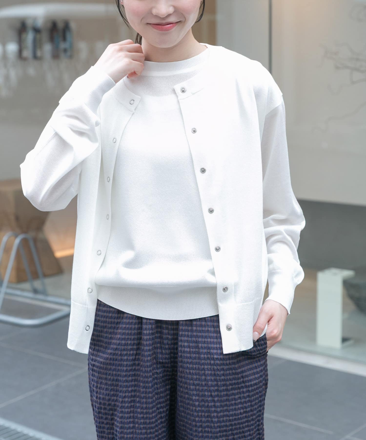 【アーバンリサーチ ドアーズ/URBAN RESEARCH DOORS】のFORK SPOON LEVITAニットカーディガン インテリア・キッズ・メンズ・レディースファッション・服の通販 founy(ファニー) 　ファッション　Fashion　レディースファッション　Fashion for Women　トップス・カットソー　Cut & Sew Tops　ニット　Knit Tops & Sweaters　カーディガン・羽織り　Layered Style Cardigans　2025年　2025　2025春夏・S/S　Spring/Summer 2025 SS25　カーディガン　Cardigan, Knitwear　キャミソール　Camisole, Spaghetti Strap Top　コンパクト　Compact, Small Size　タンク　Tank Top, Sleeveless Top　ベーシック　Basic, Essential　今季　This Season, Current Season　夏　Summer　S/S・春夏　SS, Spring/Summer, Warm Season　OFF|ID: prp329100004615704 ipo3291000000033636622