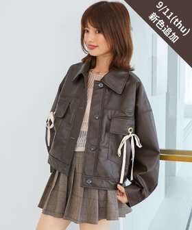 【マジェスティック レゴン/MAJESTIC LEGON】の2wayリボンステンカラーブルゾン 人気、トレンドファッション・服の通販 founy(ファニー) ファッション Fashion レディースファッション Fashion for Women アウター Coat / Outerwear Collection ブルゾンジャケット・スポーティアウター Blouson Jackets ダウン Down, Puffer トレンド Trend, Trending Now ブルゾン Blouson, Bomber Jacket リボン Ribbon, Bow 再入荷 Restock / Back in Stock おすすめ Recommended / Our Picks |ID:prp329100004615799