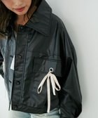 【マジェスティック レゴン/MAJESTIC LEGON】の2wayリボンステンカラーブルゾン ブラック|ID: prp329100004615799 ipo3291000000033877562