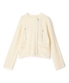 【トゥモローランド/TOMORROWLAND】の【WEB先行 】カールヤーンニット ライダースジャケット 人気、トレンドファッション・服の通販 founy(ファニー) ファッション Fashion レディースファッション Fashion for Women アウター Coat / Outerwear Collection レディースジャケット・軽アウター Jackets ライダースジャケット / レザースタイル Riders Jackets & Biker Style おすすめ Recommended / Our Picks ジャケット Jacket, Outerwear ストレッチ Stretch, Stretchy Fabric ツイード Twill, Twill Weave フェミニン Feminine, Girly ライダース Riders ライダースジャケット Riders, Biker Jacket thumbnail 11 ホワイト|ID: prp329100004615812 ipo3291000000033057812