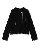 【トゥモローランド/TOMORROWLAND】の【WEB先行 】カールヤーンニット ライダースジャケット 人気、トレンドファッション・服の通販 founy(ファニー) ファッション Fashion レディースファッション Fashion for Women アウター Coat / Outerwear Collection レディースジャケット・軽アウター Jackets ライダースジャケット / レザースタイル Riders Jackets & Biker Style おすすめ Recommended / Our Picks ジャケット Jacket, Outerwear ストレッチ Stretch, Stretchy Fabric ツイード Twill, Twill Weave フェミニン Feminine, Girly ライダース Riders ライダースジャケット Riders, Biker Jacket thumbnail 19 ブラック|ID: prp329100004615812 ipo3291000000033057814