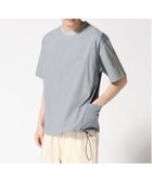 【ジムマスター/gym master / MEN】のgym master/マイクロリップメッシュ切り替えTee グレー|ID: prp329100004615830 ipo3291000000033293107
