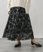 【グローバルワーク/GLOBAL WORK】のエアリーリラックスフレアスカート/575243 ブラックボタニカル10|ID: prp329100004615905 ipo3291000000034528676