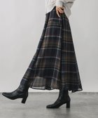 【グローバルワーク/GLOBAL WORK】のエアリーリラックスフレアスカート/575243 ネイビーチェック88|ID: prp329100004615905 ipo3291000000034642815