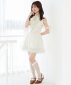 【マジェスティック レゴン/MAJESTIC LEGON】のアメスリミニワンピース 人気、トレンドファッション・服の通販 founy(ファニー) ファッション Fashion レディースファッション Fashion for Women ワンピース Dresses 秋 Autumn カーディガン Cardigan, Knitwear ギャザー Gathered, Ruffled シャーリング Shirring, Ruched ダウン Down, Puffer ミュール Mule, Backless Shoes リボン Ribbon, Bow ロング Long, Long-Length 再入荷 Restock / Back in Stock おすすめ Recommended / Our Picks thumbnail アイボリー柄|ID: prp329100004616242 ipo3291000000033612056
