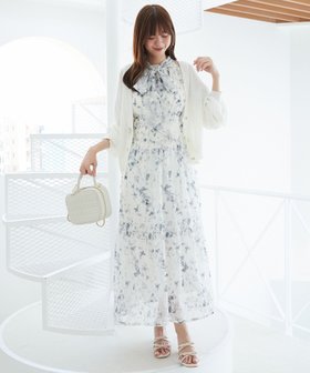【マジェスティック レゴン/MAJESTIC LEGON】の◎アメスリロングワンピース 人気、トレンドファッション・服の通販 founy(ファニー) ファッション Fashion レディースファッション Fashion for Women ワンピース Dresses 秋 Autumn カーディガン Cardigan, Knitwear ギャザー Gathered, Ruffled シャーリング Shirring, Ruched ダウン Down, Puffer ミュール Mule, Backless Shoes リボン Ribbon, Bow 再入荷 Restock / Back in Stock おすすめ Recommended / Our Picks |ID:prp329100004616243
