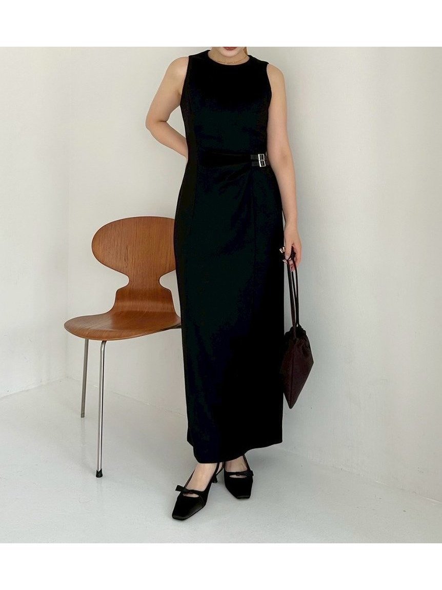 【フレイ アイディー/FRAY I.D】のアメスリカットアウトワンピース 人気、トレンドファッション・服の通販 founy(ファニー) 　ファッション　Fashion　レディースファッション　Fashion for Women　ワンピース　Dresses　秋　Autumn　シンプル　Simple, Minimal　ストレート　Straight, Straight Cut　スリット　Slit, Slit Detail　ツイード　Twill, Twill Weave　トレンド　Trend, Trending Now　ノースリーブ　Sleeveless, No-Sleeve　A/W・秋冬　Autumn/Winter　おすすめ　Recommended / Our Picks　エレガント 上品　Elegant　 other-1|ID: prp329100004616333 ipo3291000000033388880