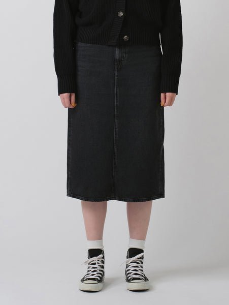 【リーバイス/Levis】のバックスリット デニム スカート ブラック 人気、トレンドファッション・服の通販 founy(ファニー) 　ファッション　Fashion　レディースファッション　Fashion for Women　スカート　Skirts　バッグ　Bags　スリット　Slit, Slit Detail　スリム　Slim, Slim Fit　デニム　Denim, Jeans Material　フィット　Fit, Slim Fit　ベーシック　Basic, Essential　 other-1|ID: prp329100004616398 ipo3291000000033197483