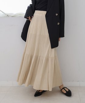 【バブ ブージュルード/Bab Bou Jeloud】のベロアプリーツスカート 人気、トレンドファッション・服の通販 founy(ファニー) ファッション Fashion レディースファッション Fashion for Women スカート Skirts プリーツスカート / 上品フェミニンスタイル Pleated Skirts ティアード Tiered, Tiered Style ティアードスカート Tiered Skirt, Flounced Skirt なめらか Smooth, Silky Texture バランス Balance, Style Balance プリント Print, Printed Pattern プリーツ Pleats, Pleated ベロア Velour, Soft Velvet おすすめ Recommended / Our Picks エレガント 上品 Elegant |ID:prp329100004616526
