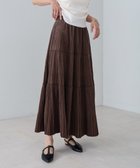 【バブ ブージュルード/Bab Bou Jeloud】のベロアプリーツスカート 人気、トレンドファッション・服の通販 founy(ファニー) ファッション Fashion レディースファッション Fashion for Women スカート Skirts プリーツスカート / 上品フェミニンスタイル Pleated Skirts ティアード Tiered, Tiered Style ティアードスカート Tiered Skirt, Flounced Skirt なめらか Smooth, Silky Texture バランス Balance, Style Balance プリント Print, Printed Pattern プリーツ Pleats, Pleated ベロア Velour, Soft Velvet おすすめ Recommended / Our Picks エレガント 上品 Elegant thumbnail BROWN|ID: prp329100004616526 ipo3291000000033066745
