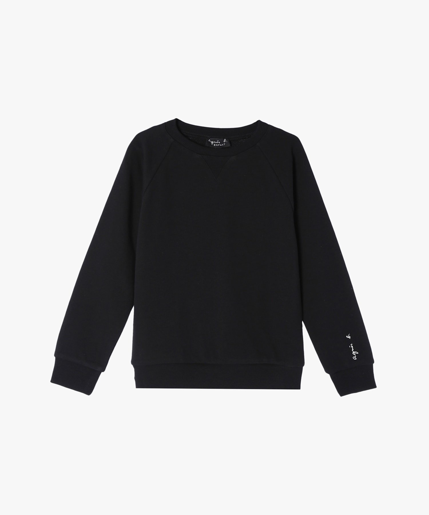 【アニエスベー ファム/agnes b. / KIDS】のSER2 E SWEAT キッズ スウェット インテリア・キッズ・メンズ・レディースファッション・服の通販 founy(ファニー) 　ファッション　Fashion　キッズファッション　Fashion for Kids　シンプル　Simple, Minimal　スウェット / スエット　Sweatshirt, Sweatwear　ラウンド　Round, Round Neck　エレガント 上品　Elegant　ブラック|ID: prp329100004616704 ipo3291000000033446775
