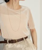 【スローブ イエナ/SLOBE IENA】のベロアTシャツ 人気、トレンドファッション・服の通販 founy(ファニー) ファッション Fashion レディースファッション Fashion for Women トップス・カットソー Cut & Sew Tops シャツ・ブラウス・オフィスカジュアル Elegant Blouses & Button-Ups ロングTシャツ・Tシャツ Longline T-Shirts & Tees ベロアトップス Velour Tops / Velvet-Look Items 2025年 2025 2025-2026秋冬・A/W Autumn/Winter 2025–26 AW25–26 おすすめ Recommended / Our Picks インナー Innerwear コンパクト Compact, Small Size シアー Sheer, See-Through ジャケット Jacket, Outerwear デニム Denim, Jeans Material トレンド Trend, Trending Now ベロア Velour, Soft Velvet ボトム Bottoms, Lower Wear thumbnail ベージュ|ID: prp329100004616721 ipo3291000000033579776