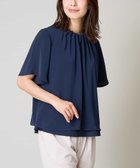 【アー ヴェー ヴェー/a.v.v】のタックネックフレアブラウス 人気、トレンドファッション・服の通販 founy(ファニー) ファッション Fashion レディースファッション Fashion for Women トップス・カットソー Cut & Sew Tops シャツ・ブラウス・オフィスカジュアル Elegant Blouses & Button-Ups インナー Innerwear カーディガン Cardigan, Knitwear ジャケット Jacket, Outerwear スリーブ Sleeve, Long Sleeve / Short Sleeve フォーマル Formal, Dressy フレア Flare, Flared ベーシック Basic, Essential ボトム Bottoms, Lower Wear 再入荷 Restock / Back in Stock おすすめ Recommended / Our Picks エレガント 上品 Elegant ビジネス 仕事 通勤 Business / Work / Commuting thumbnail ネイビー|ID: prp329100004616792 ipo3291000000033073702