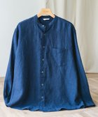 【アーバンリサーチ ドアーズ/URBAN RESEARCH DOORS / MEN】の『XLサイズ/WEB限定』シルケットリネンバンドカラーロングスリーブシャツ 人気、トレンドファッション・服の通販 founy(ファニー) ファッション Fashion メンズファッション Fashion for Men シルケット Silket, Silky Cotton スラックス Slacks, Dress Pants センター Center, Center Line デニム Denim, Jeans Material トレンド Trend, Trending Now 定番 Standard, Basic Item 人気 Popular, Best Seller フレンチ French, French Style ベーシック Basic, Essential リネン Linen, Linen Fabric リラックス Relax, Relaxed Fit S/S・春夏 SS, Spring/Summer, Warm Season 夏 Summer エレガント 上品 Elegant 2025年 2025 2025春夏・S/S Spring/Summer 2025 SS25 thumbnail INDIGO|ID: prp329100004616828 ipo3291000000033074402