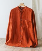 【アーバンリサーチ ドアーズ/URBAN RESEARCH DOORS / MEN】の『XLサイズ/WEB限定』シルケットリネンバンドカラーロングスリーブシャツ 人気、トレンドファッション・服の通販 founy(ファニー) ファッション Fashion メンズファッション Fashion for Men シルケット Silket, Silky Cotton スラックス Slacks, Dress Pants センター Center, Center Line デニム Denim, Jeans Material トレンド Trend, Trending Now 定番 Standard, Basic Item 人気 Popular, Best Seller フレンチ French, French Style ベーシック Basic, Essential リネン Linen, Linen Fabric リラックス Relax, Relaxed Fit S/S・春夏 SS, Spring/Summer, Warm Season 夏 Summer エレガント 上品 Elegant 2025年 2025 2025春夏・S/S Spring/Summer 2025 SS25 thumbnail TERRACOTTA|ID: prp329100004616828 ipo3291000000033074404