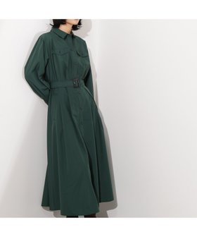 【エヌ ナチュラルビューティーベーシック/N.Natural Beauty basic】のタック入りシャツワンピース 人気、トレンドファッション・服の通販 founy(ファニー) ファッション Fashion レディースファッション Fashion for Women ワンピース Dresses シャツワンピース / 1枚で着映えコーデ Shirt Dresses おすすめ Recommended / Our Picks タートルネック Turtleneck, High Neck ポケット Pocket, Pocket Detail リボン Ribbon, Bow |ID:prp329100004617091