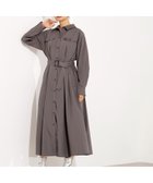 【エヌ ナチュラルビューティーベーシック/N.Natural Beauty basic】のタック入りシャツワンピース 人気、トレンドファッション・服の通販 founy(ファニー) ファッション Fashion レディースファッション Fashion for Women ワンピース Dresses シャツワンピース / 1枚で着映えコーデ Shirt Dresses おすすめ Recommended / Our Picks タートルネック Turtleneck, High Neck ポケット Pocket, Pocket Detail リボン Ribbon, Bow thumbnail グレー|ID: prp329100004617091 ipo3291000000033650372