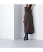 【ナチュラル ビューティー ベーシック/NATURAL BEAUTY BASIC】のウーリッシュカルゼシリーズ ジャンパースカート 人気、トレンドファッション・服の通販 founy(ファニー) ファッション Fashion レディースファッション Fashion for Women スカート Skirts インナー Innerwear キャミソール Camisole, Spaghetti Strap Top スタイリッシュ Stylish, Fashionable フレア Flare, Flared リボン Ribbon, Bow ロング Long, Long-Length 洗える Machine Washable 秋 Autumn thumbnail ダークブラウン1|ID: prp329100004617093 ipo3291000000033586838