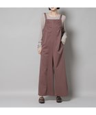 【ナノ ユニバース/nano universe】のギャザーデザインサロペットパンツ モカ3|ID:prp329100004617105
