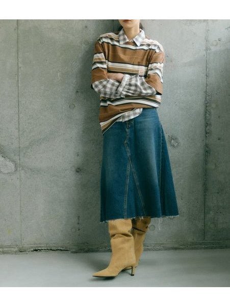 【リーバイス/Levis】のAラインデニムスカート ミディアムインディゴ インテリア・キッズ・メンズ・レディースファッション・服の通販 founy(ファニー) https://founy.com/ ファッション Fashion レディースファッション Fashion for Women スカート Skirts デニムスカート・カジュアルスカート Denim Skirts スニーカー Sneakers, Trainers デニム Denim, Jeans Material ハイライズ High Rise, High Waist |ID: prp329100004617106 ipo3291000000035089888