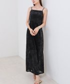 【バブ ブージュルード/Bab Bou Jeloud】の《2025秋》【低身長向けサイズあり】シアーベロアカップ付きキャミワンピース BLACK|ID: prp329100004617139 ipo3291000000033625785