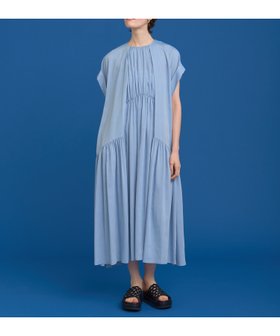 【ハウス オブ ロータス/HOUSE OF LOTUS】 ブライトテンセルティアードワンピース人気、トレンドファッション・服の通販 founy(ファニー) ファッション Fashion レディースファッション Fashion for Women ワンピース Dresses 2025年 2025 2025春夏・S/S Spring/Summer 2025 SS25 ギャザー Gathered, Ruffled ティアードワンピース Tiered Dress, Flared Dress 夏 Summer |ID:prp329100004617142
