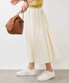 【ミッシェルクラン/MICHEL KLEIN】のギャザーフレアスカート 人気、トレンドファッション・服の通販 founy(ファニー) ファッション Fashion レディースファッション Fashion for Women スカート Skirts Aライン・フレアスカート A-Line & Flared Skirts イタリア Italy ギャザー Gathered, Ruffled フレア Flare, Flared ポケット Pocket, Pocket Detail 人気 Popular, Best Seller 定番 Standard, Basic Item 洗える Machine Washable 軽量 Lightweight, Ultra Light thumbnail アイボリー|ID: prp329100004617177 ipo3291000000033172742