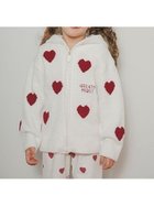 【ジェラート ピケ/gelato pique / KIDS】の【KIDS】エアリーモコハートパーカー RED[046]|ID: prp329100004617261 ipo3291000000033849881