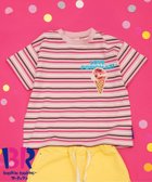 【エフオー オンラインストア/F.O.Online Store / KIDS】の【リンク】サーティワン フレーバーボーダーTシャツ ピンク|ID: prp329100004617304 ipo3291000000033178600