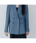 【インディヴィ/INDIVI】のウーステッドライクダブルジャケット 人気、トレンドファッション・服の通販 founy(ファニー) ファッション Fashion レディースファッション Fashion for Women アウター Coat / Outerwear Collection レディースジャケット・軽アウター Jackets クール Cool, Chic ジャケット Jacket, Outerwear セットアップ Set-Up, Coordinated Outfit トレンド Trend, Trending Now thumbnail グレー|ID: prp329100004617320 ipo3291000000033084222