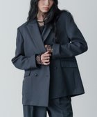 【インディヴィ/INDIVI】のウーステッドライクダブルジャケット 人気、トレンドファッション・服の通販 founy(ファニー) ファッション Fashion レディースファッション Fashion for Women アウター Coat / Outerwear Collection レディースジャケット・軽アウター Jackets クール Cool, Chic ジャケット Jacket, Outerwear セットアップ Set-Up, Coordinated Outfit トレンド Trend, Trending Now thumbnail チャコールグレー|ID: prp329100004617320 ipo3291000000033084224