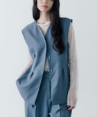 【インディヴィ/INDIVI】のウーステッドライクジレジャケット 人気、トレンドファッション・服の通販 founy(ファニー) ファッション Fashion レディースファッション Fashion for Women アウター Coat / Outerwear Collection レディースジャケット・軽アウター Jackets シンプル Simple, Minimal セットアップ Set-Up, Coordinated Outfit thumbnail グレー|ID: prp329100004617321 ipo3291000000033084230