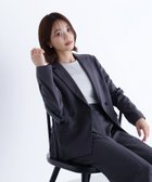 【ナチュラル ビューティー ベーシック/NATURAL BEAUTY BASIC】のパウダリーツイルセットアップシリーズ ダブルテーラードジャケット 人気、トレンドファッション・服の通販 founy(ファニー) ファッション Fashion レディースファッション Fashion for Women アウター Coat / Outerwear Collection レディースジャケット・軽アウター Jackets テーラードジャケット / 通勤・きれいめスタイル Tailored Jackets & Blazers おすすめ Recommended / Our Picks ストレート Straight, Straight Cut スーツ Suit, Formalwear セットアップ Set-Up, Coordinated Outfit ツイル Twist, Twisted Detail メランジ Melange, Mixed Yarn エレガント 上品 Elegant 洗える Machine Washable thumbnail チャコール1|ID: prp329100004617339 ipo3291000000033084528