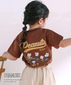 【その他のブランド/Other】の【PEANUTS*SLAP SLIP】ピーナッツの仲間たちバックプリントTシャツ(80~130cm) ブラウン|ID: prp329100004617342 ipo3291000000033506984